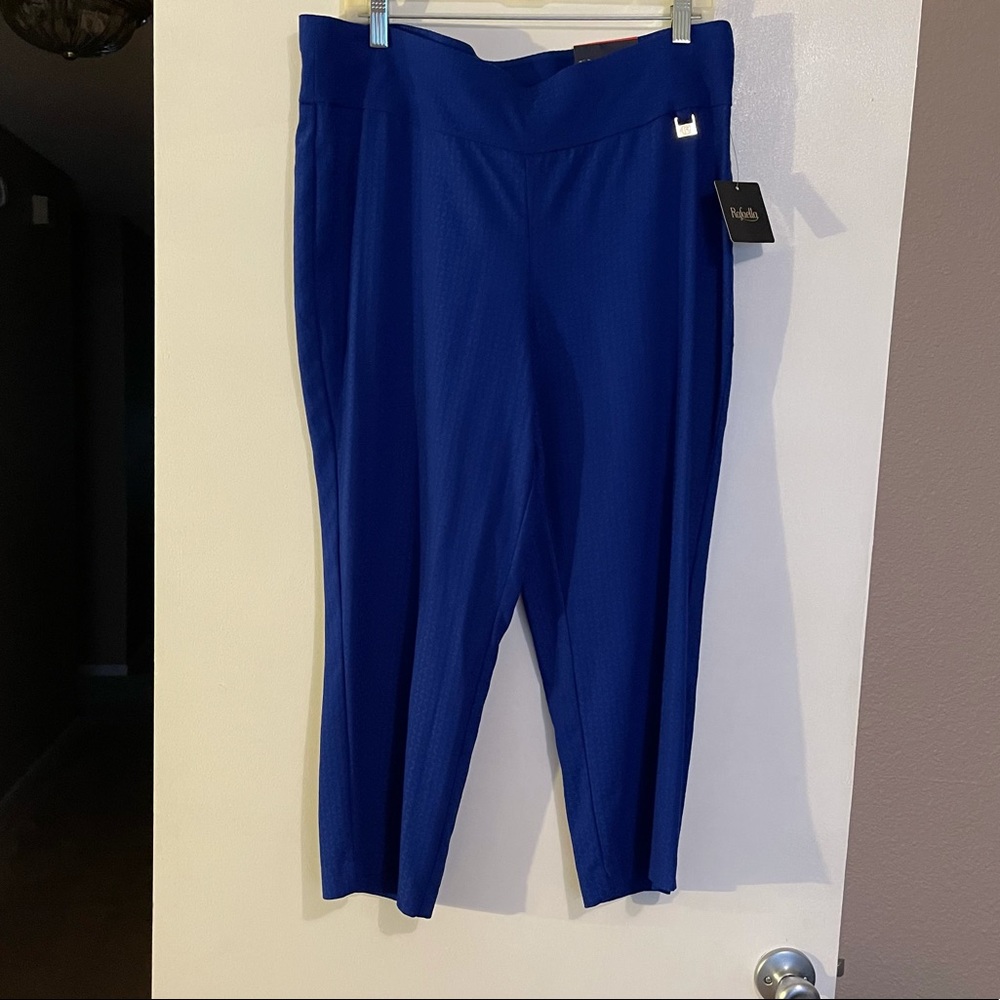 Royal Blue Stretch Capris